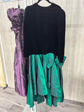 #1313 Green and Black Velvet