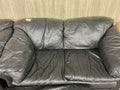 #1 black leather lazy boy