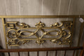 #1313 - VTG twin size headboard - BRASS